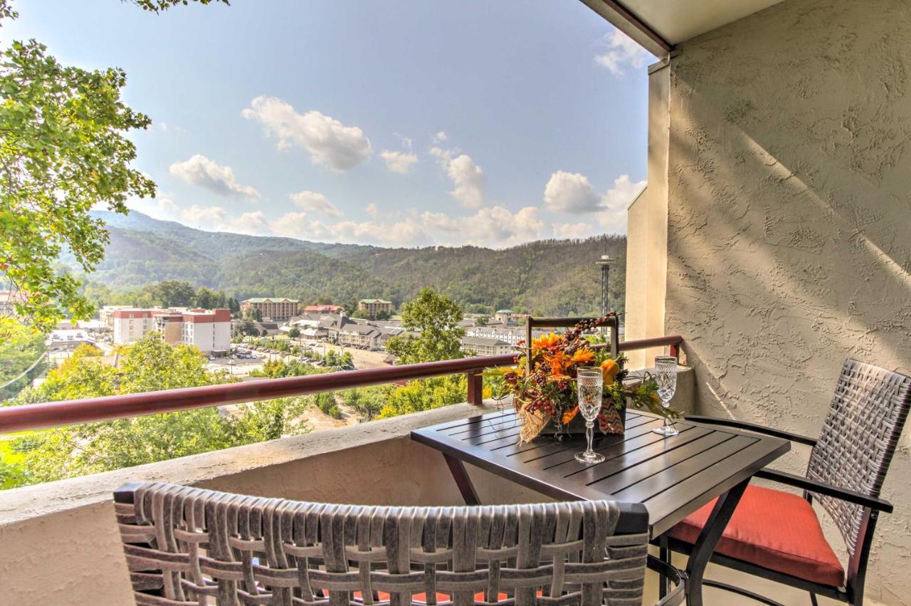 Gatlinburg Mountain Penthouse With Private Terrace! Apartment Exterior photo